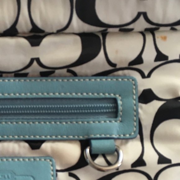 COACH Mini Tote - Black Satin - 12 x 6 x 3 1/2 - Picture 5 of 5